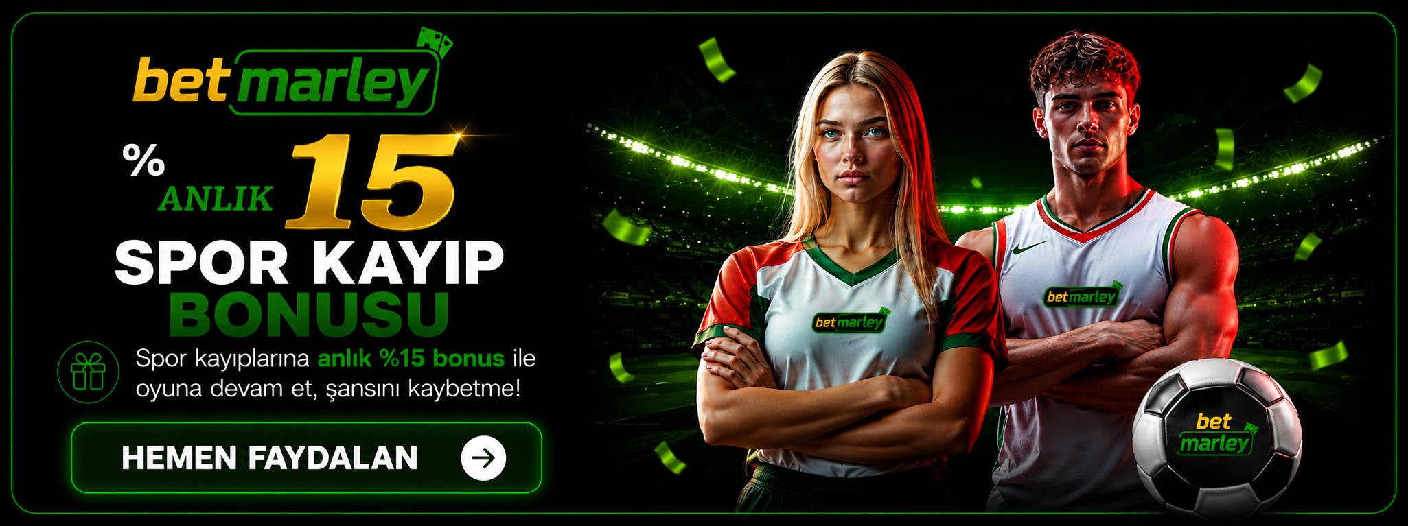%15 SPOR KAYIP BONUSU