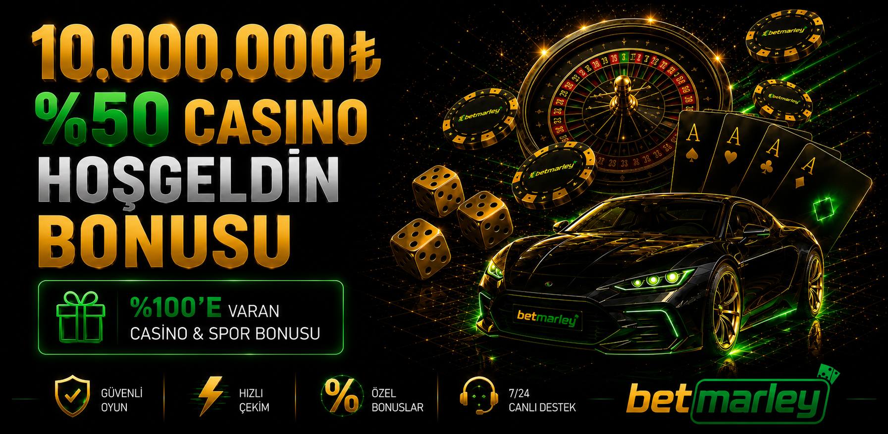 %50 HOŞGELDİN BONUSU
